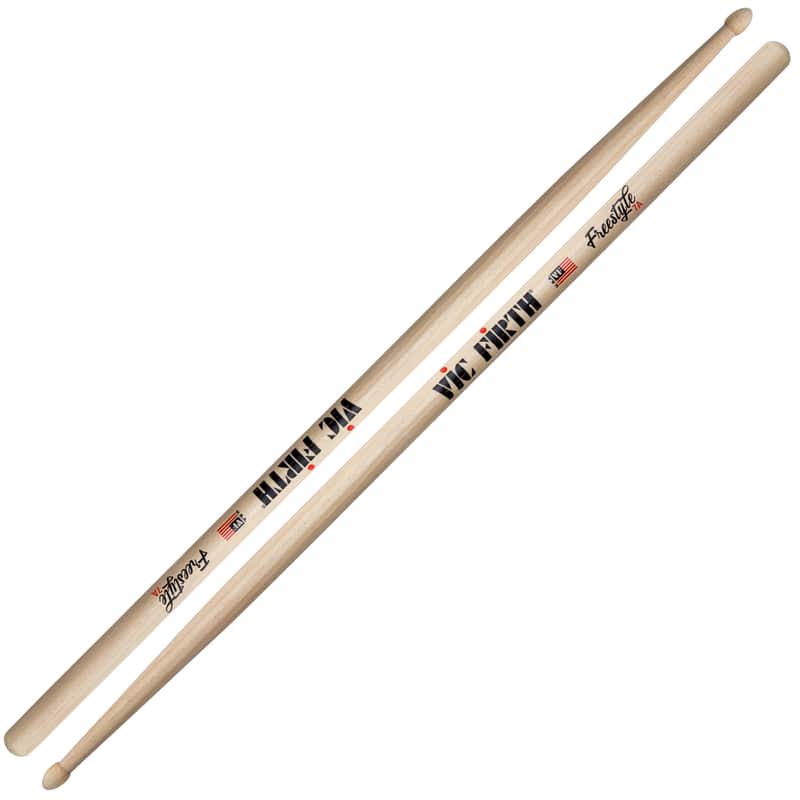 Vic Firth American Concept Freestyle 7A Wood Tip Drum Sticks image 1