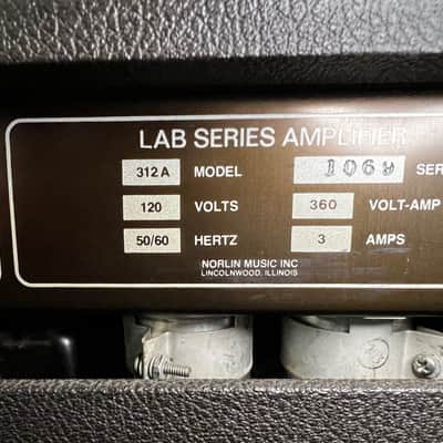 Gibson / Moog Lab Series L9 100W / EVM 15"/ Guitar Amplifier w/ new caps = BB King Ty Tabor image 11