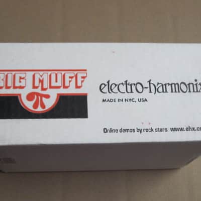very lightly handled - mostly very clean Electro Harmonix EMPTY CARDBOARD BOX and printout copy of Owner's Instructions ONLY for USA Big Muff Reissue (NO Pedal, NO original paperwork) image 13