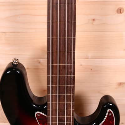 Squier Classic Vibe Jazz Bass Fretless '60s - Laurel Fingerboard, 3-Color Sunburst image 5