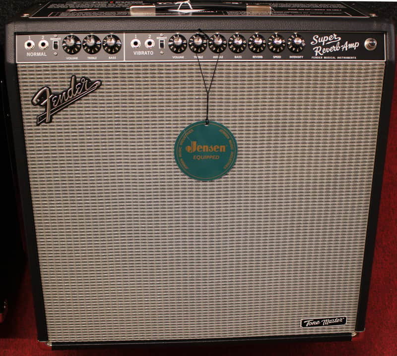 Fender Tone Master Super Reverb 4x10 Guitar Amplifier w/Footswitch & Cover image 1