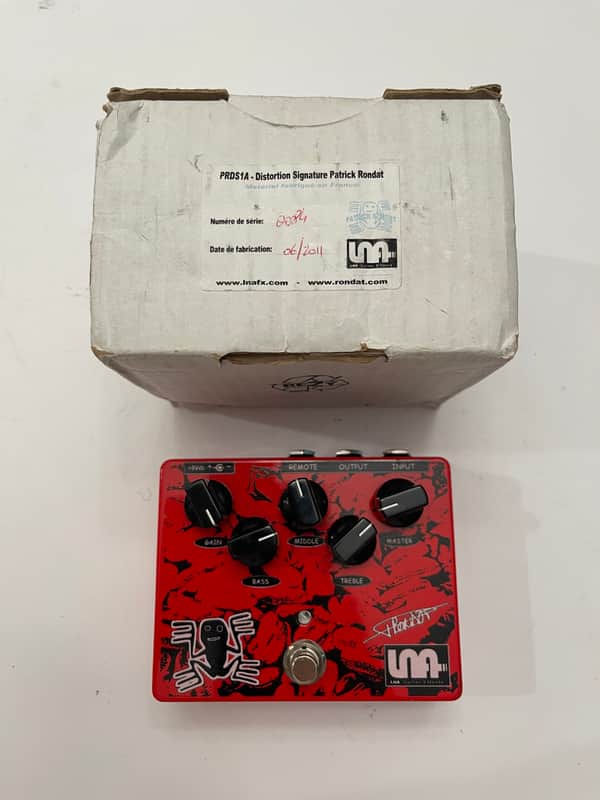 LNA FX PRDS1A Distortion MKI Patrick Rondat Signature Guitar Effect Pedal + Box image 1