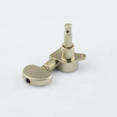 Matte Nickel Finish 3R3L Guitar Machine Heeads Tuning Pegs Keys, Set of 6 image 3