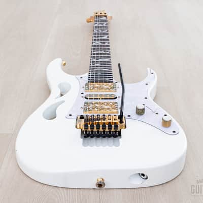 2020 Ibanez Steve Vai signature PIA3761 Paradise In Art Stallion White w/ Case, Tags image 12