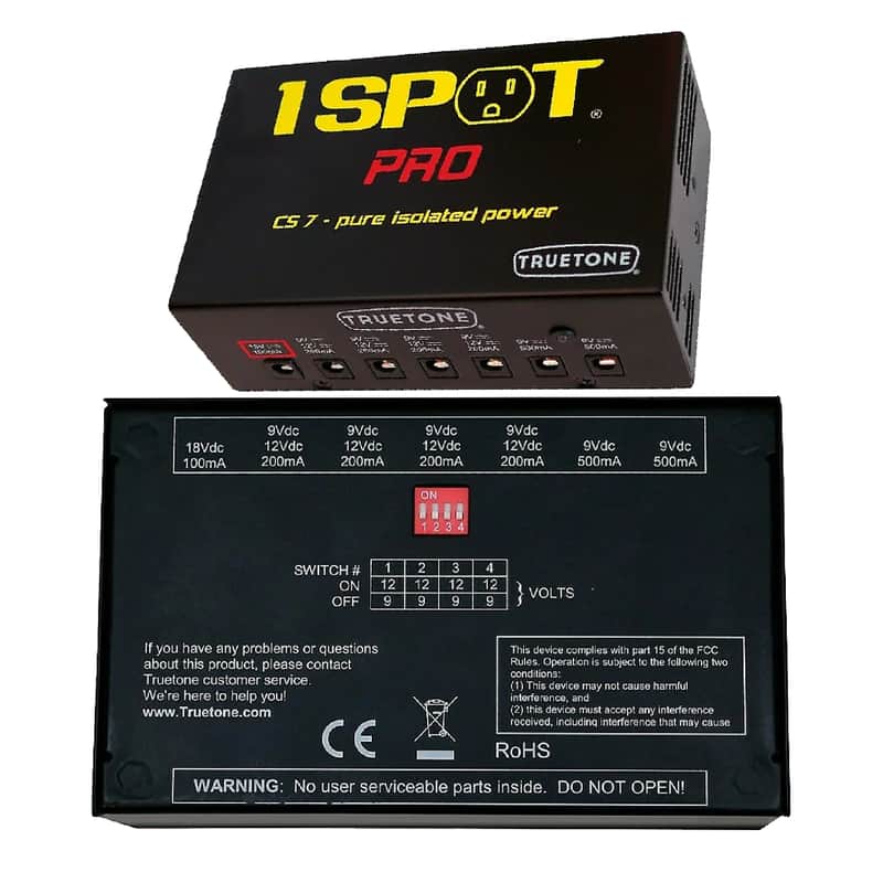 New - Truetone 1 Spot Pro CS7 7-output Isolated Guitar Pedal Power Supply image 1