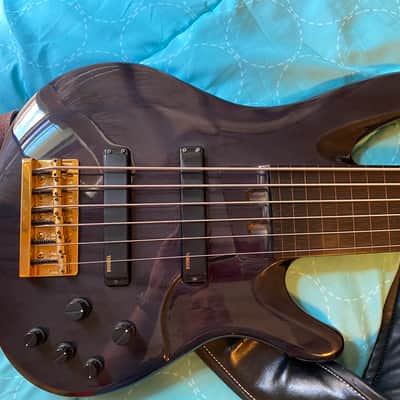 Yamaha TRB 6 Fretless Bass Guitar prev. owned by JOHN MYUNG of Dream Theater 1992 Translucent Purple image 1