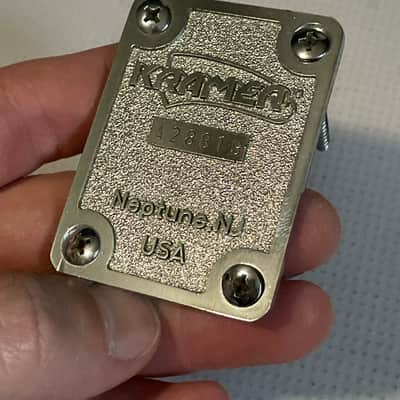 1980's Japan Kramer Focus 1000 Series Chrome A Series Neptune, NJ Overseas Neckplate image 3