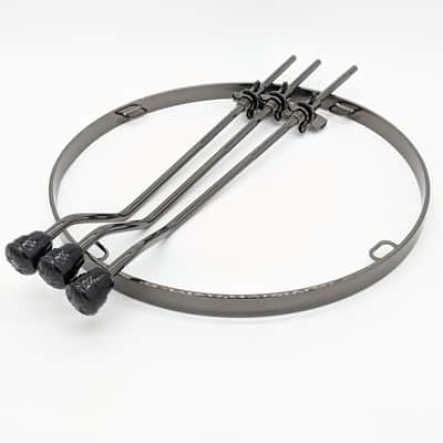 14" DSS-1414FB Floor Tom Cradle Support System (Black Nickel) image 1