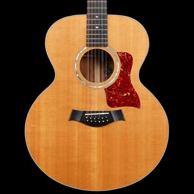 Taylor 555 12 String Acoustic Jumbo Guitar Natural image 1