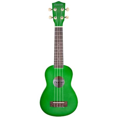 Denver Shiny Series Soprano Ukulele - Green | Gig Bag Included image 2