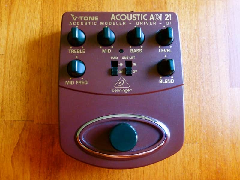 Behringer ADI21 V-Tone Acoustic Amp Modeler Preamp DI image 1