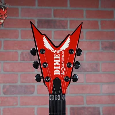 Dean USA Dime Razorback V Red with Black Bevels 2007 w/OHSC image 9