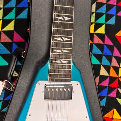 Immagine 🚀🚀🚀2026 Gibson Custom Limited Edition Flying V 1969 Reissue Aqua Mist - 9