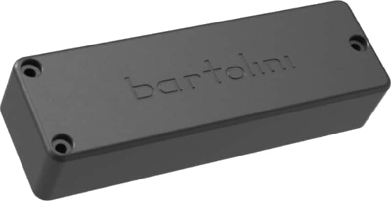 Bartolini MK4CBC-B 4-String Soapbar Bass Neck Pickup, Black image 1