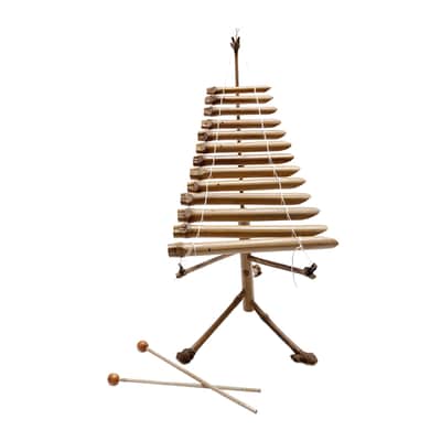 12-Note Mini T’rung Bamboo Instrument – Handmade Ethnic Percussion from Vietnam’s Central Highlands image 6