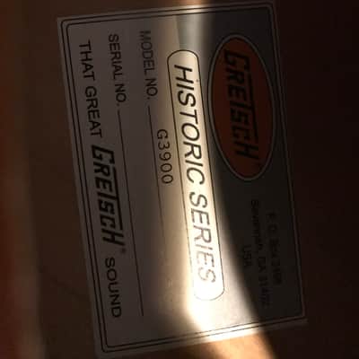 Gretsch Historic Series G3900 1999 Sunburst image 10