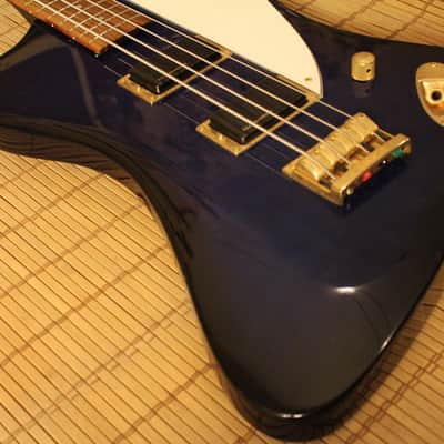 Burny ZB-85 signature Norio Toshiro ( Thunderbird Bass ) See-Thru Blue image 7