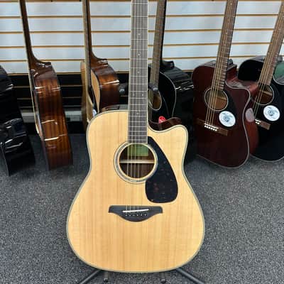 Yamaha FGX830C Acoustic Guitar - Natural image 1