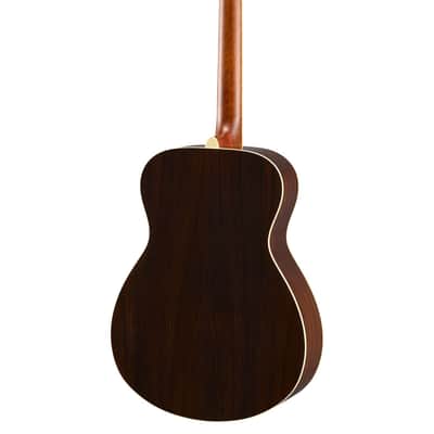 Yamaha FS830 Solid Top Small Body Acoustic Guitar - Dusk Sun Red image 2