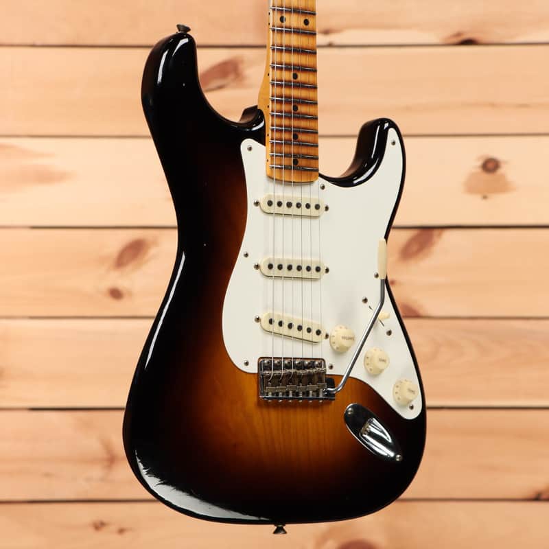 Fender Custom Shop 1956 Stratocaster Journeyman Relic - Wide Fade 2 Color Sunburst-CZ577378 image 1