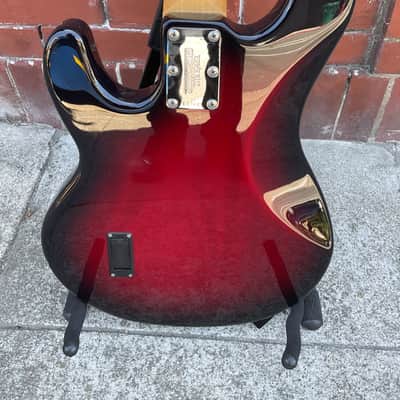 Ernie Ball Music Man Stingray 3 EQ H 2012 Black Cherry Burst W/EB HS case image 7