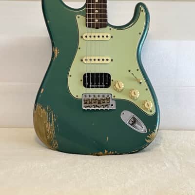 Fender Custom Shop 1962 Stratocaster HSS Heavy Relic Sherwood Green Metallic with Jeff Beck bridge pickup (unplayed) image 3