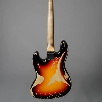Fender Custom Shop Jaco Pastorius Tribute Jazz Bass Relic 2017 - 3-Color Sunburst image 8