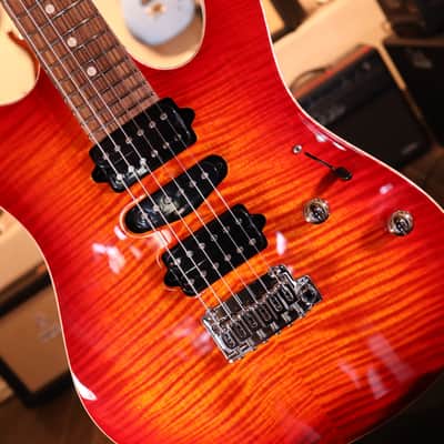 Suhr Modern Plus Electric Guitar - Fireburst 5685 image 8