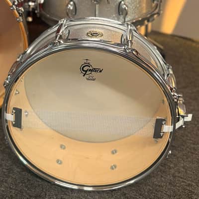 Gretsch Drums Catalina Maple 5 Piece Shell Pack with Snare Drum Silver Sparkle image 12