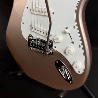 G&L Tribute Legacy Electric Guitar Shoreline Gold Finish image 8