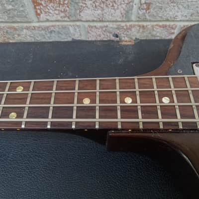 Vintage 1969 Gibson EB-1 Violin Body Bass Guitar w/ Original Hardshell Case, Extension Rod! image 13