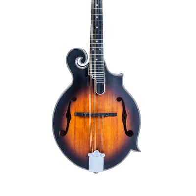 Washburn M3SEBRK F-Style Acoustic Electric Mandolin with Gig Bag. Bourbon Burst image 1