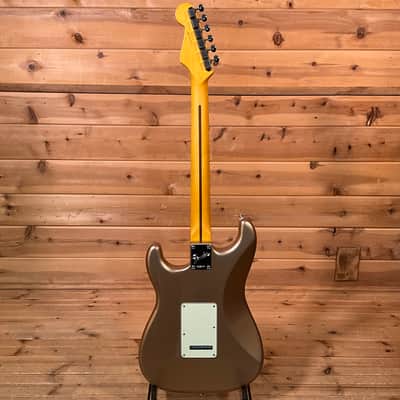 Fender American Professional Classic Stratocaster Electric Guitar - Faded Firemist Gold image 5