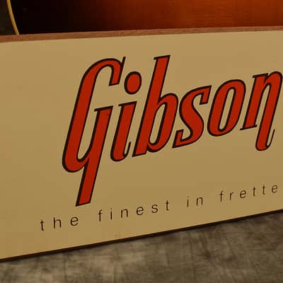 Gibson 1950s Vintage Style Guitar Stand Display Sign image 2