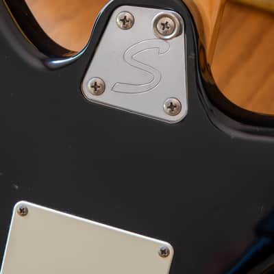 1996 MIJ Squier Vista Super-Sonic w/ Hardshell Case image 9