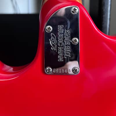 Ernie Ball Music Man BFR Cutlass - Scarlett Red April 2020 image 11