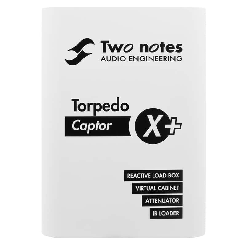 NEW PLUS VERSION! Two Notes Torpedo Captor X+ 8 ohm Stereo Reactive Load Box Guitar / Bass Amp Attenuator Cab Simulator image 1