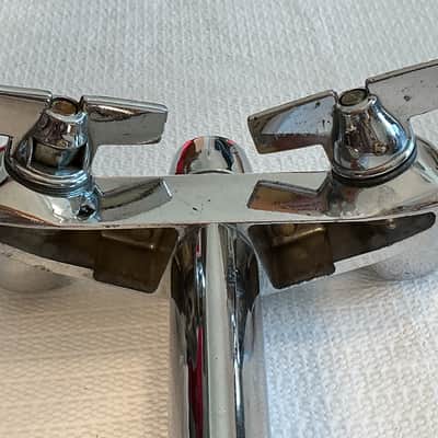 Premier Lokfast Double Tom Mount …AS IS …1970’s-1980’s - Chrome WORLDWIDE SHIPPING image 4