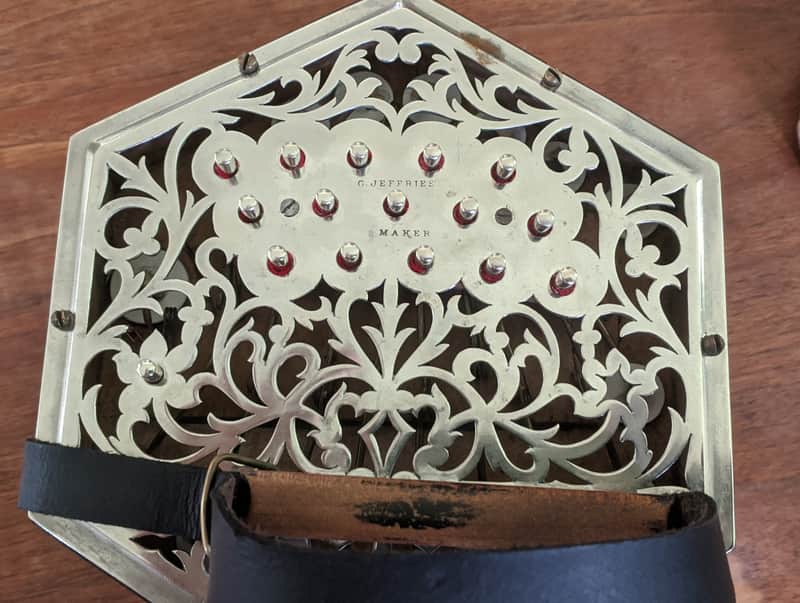 Jeffries Anglo Concertina, Bb/F image 1