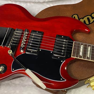 NEW! Gibson SG Standard '61 Maestro Vibrola Vintage Cherry - 7.45 lbs - Authorized Dealer! G07242 image 2