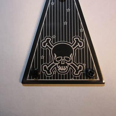 Skull Head Truss Rod Cover for Jackson Guitars with Triangle 3 Hole mounting Truss Rod Cover image 4