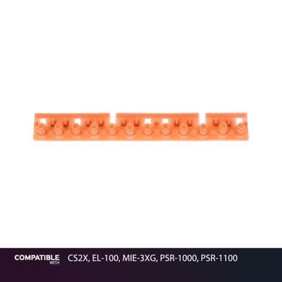 Yamaha 12-Key Rubber Contact Strip for CS2X, EL-100, MIE-3XG, PSR-1000, PSR-1100