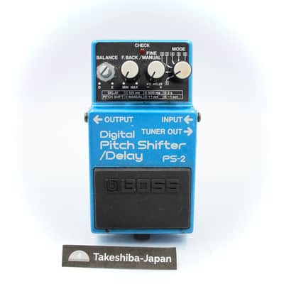 Boss PS-2 Digital Pitch Shifter Delay 1989 Made in Japan Guitar Effect Pedal BA27010 image 1