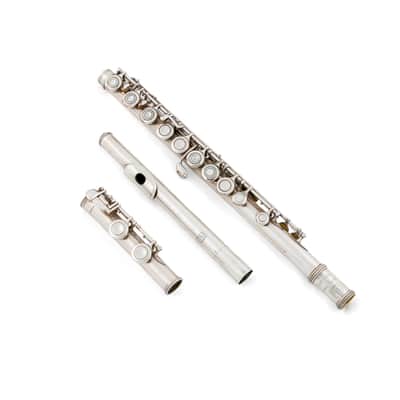 C Foot Silver Heavy Wall Trevor James Virtuoso II Silver Intermediate Flute + Warranty image 3