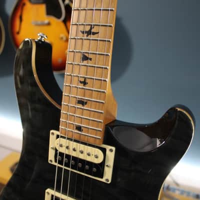 PRS SE Custom 24 with Roasted Maple Fretboard 2019 - Charcoal Burst image 5