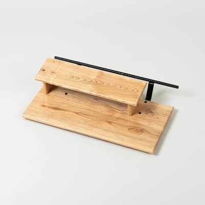 Packard Pedal Boards 18" Custom Wooden Raised Deck Pedal Board - Ash Natural Gloss image 1