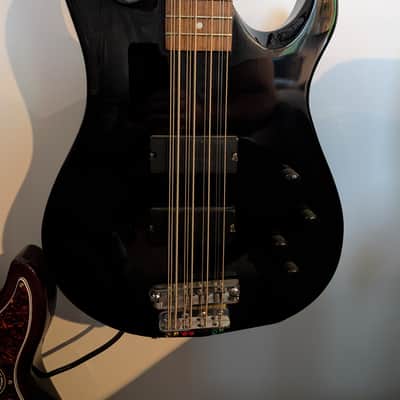 Hamer Chaparral XT 12 string 2000s - Gloss black image 1