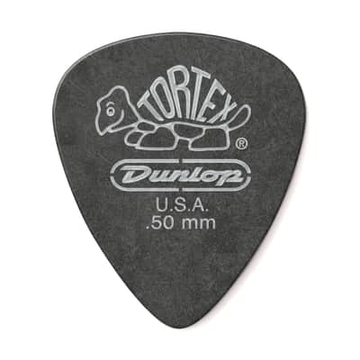 Dunlop TORTEX® PITCH BLACK STANDARD PICK .50MM - 72pk image 1