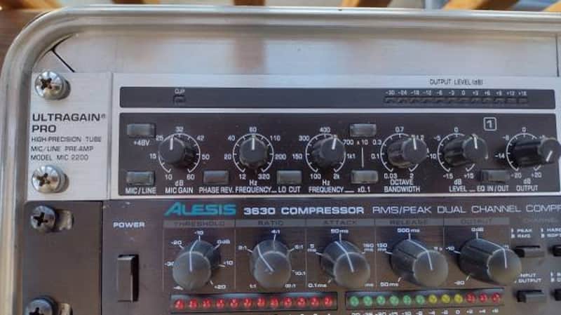 Behringer Ultra Gain Pro MIC2200 2 Channel Mic/Line Pre-Amp image 1