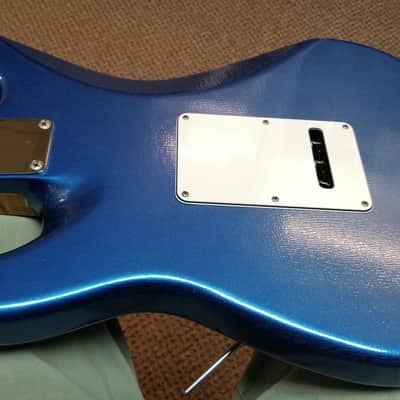 used 2019 Suhr Classic S Antique Custom with Roasted Flame Maple Neck in Lake Placid Blue, Very Good Condition with Gig Bag image 14